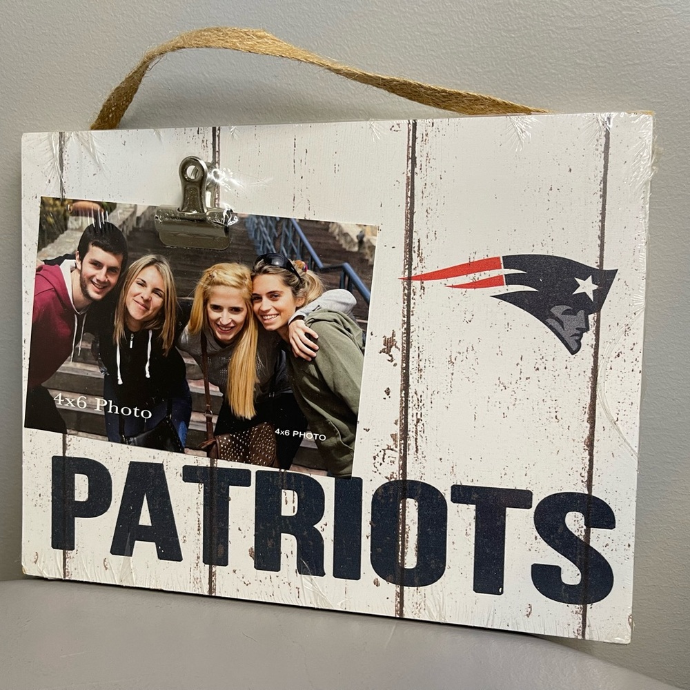 New England Patriots Clip In Photo Frame